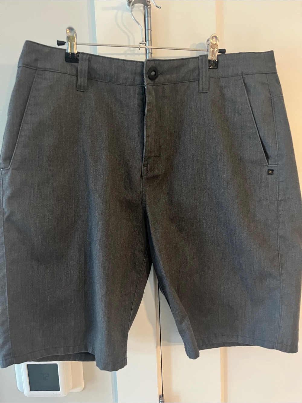 Rip Curl Men's Charcoal Gray Flat Front Shorts
